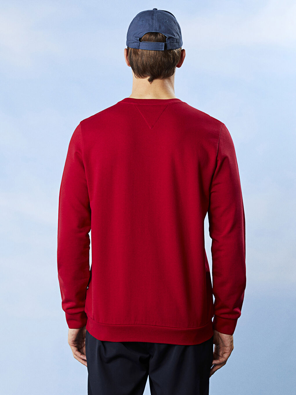SOUTHBLUE Kirmizi Bisiklet Yaka Uzun Kollu Erkek Sweatshirt - 2