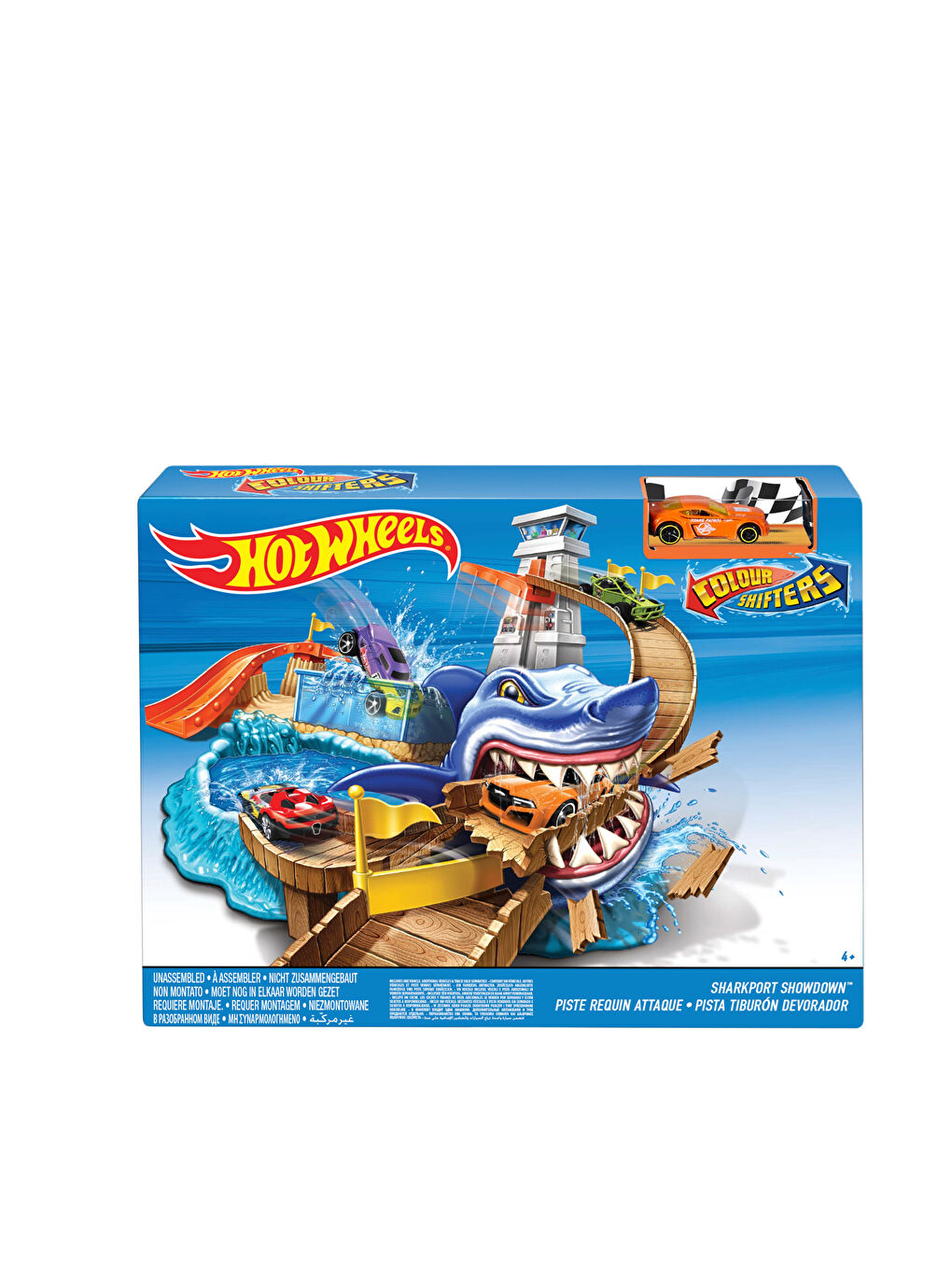 Hot Wheels Köpek Balığı Sharky Delüks Yarış Seti