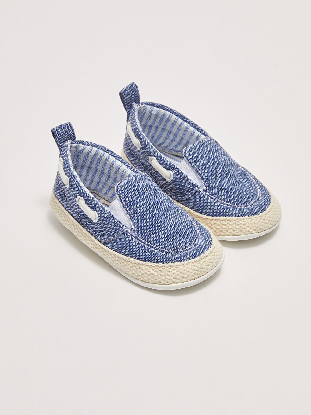 Cotton Lined Baby Boy Espadrilles Pre-Toddler House Shoes