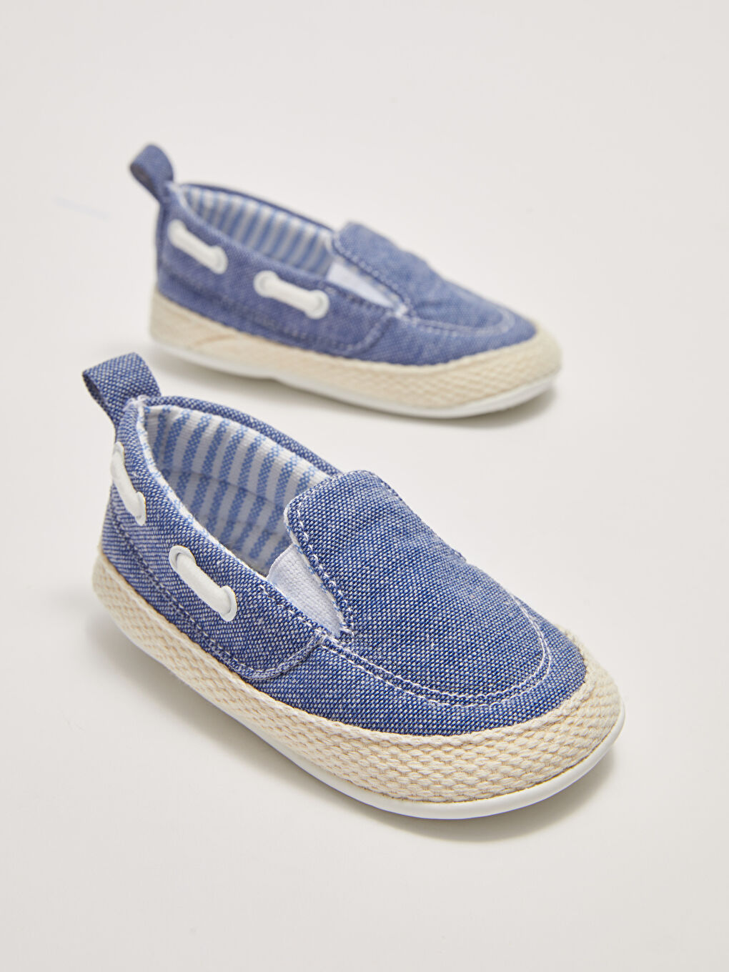 Cotton Lined Baby Boy Espadrilles Pre-Toddler House Shoes-2