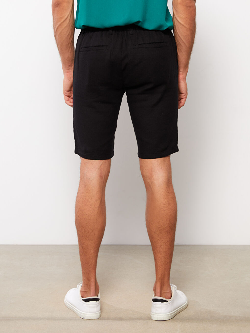 Slim Fit Binding Detail Men's Shorts -S2FY87Z8-CVL