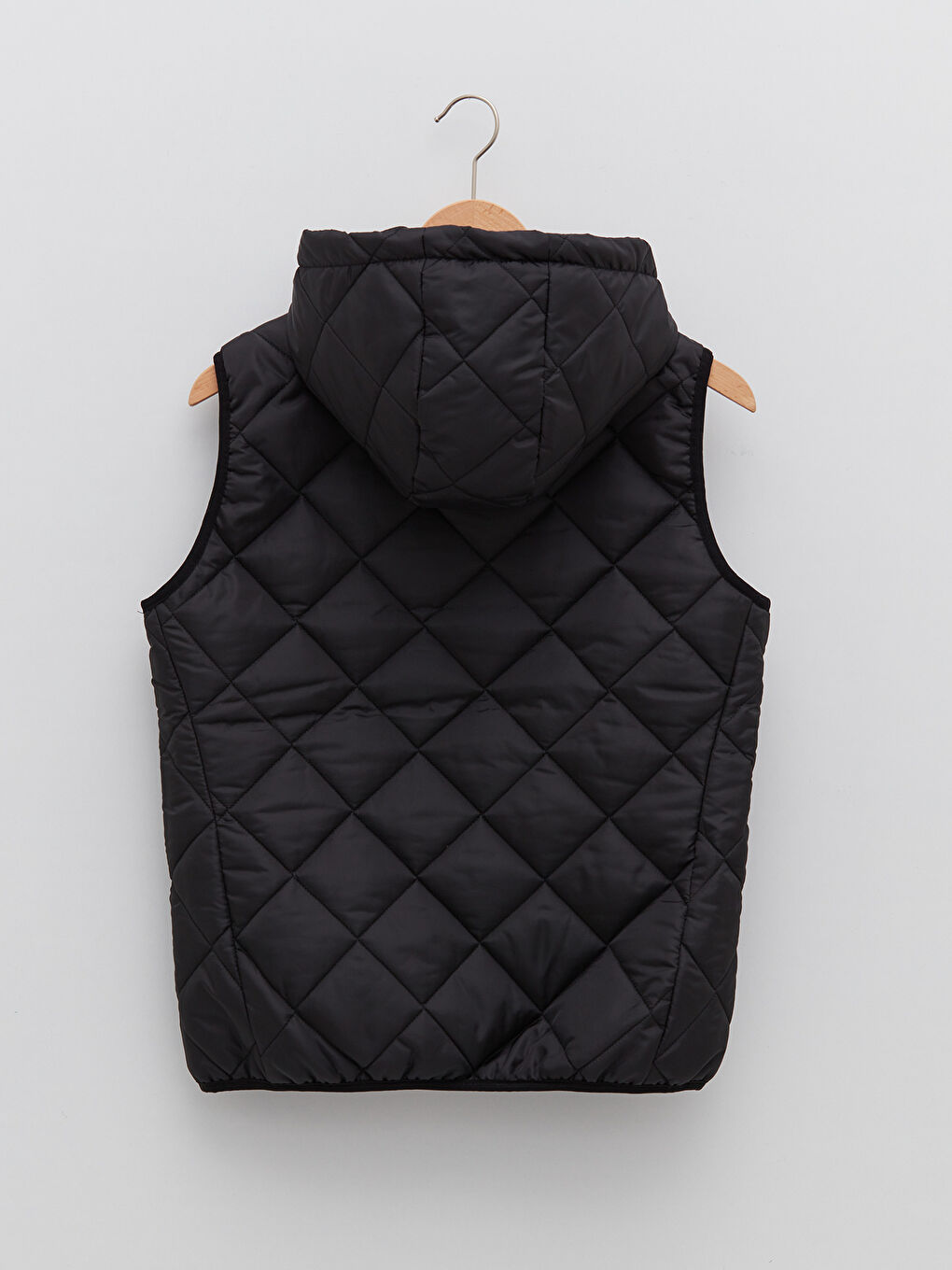 Hooded Quilted Women's Outdoor Inflatable Vest-6