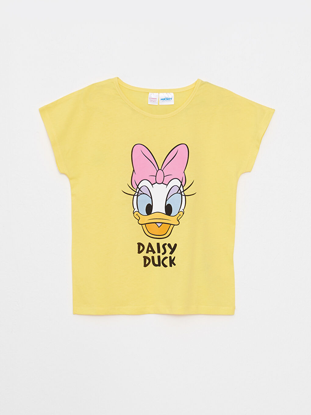 Ensemble Pyjama Court à Col Rond Imprimé Daisy Duck à Manches Courtes pour Fille-1