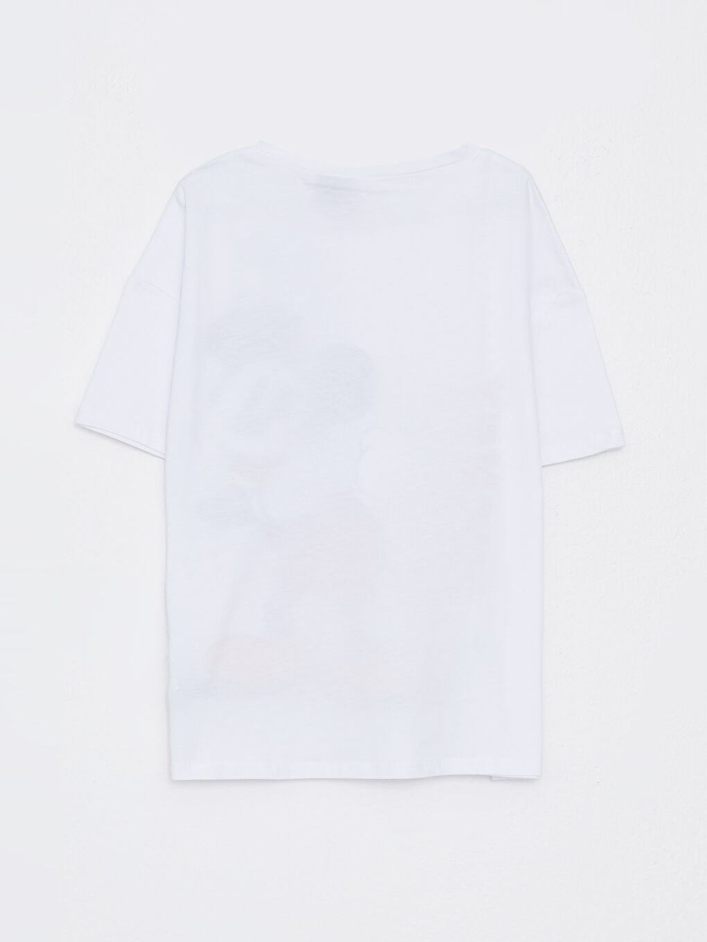 Crew Neck Mickey Mouse Printed Short Sleeve Girls' Shorts Pajamas Set-2