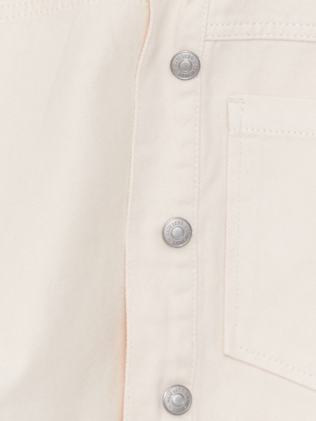 Ekru Gömlek Yaka Gabardin Kadın Ceket-7