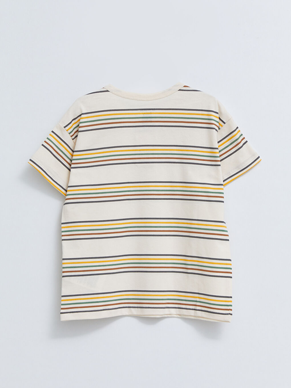 T-Shirt Rayé Bébé Garçons à Manches Courtes et Col Rond-1