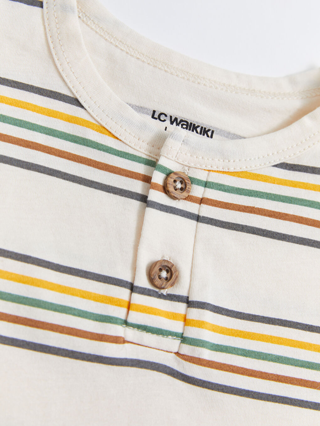 T-Shirt Rayé Bébé Garçons à Manches Courtes et Col Rond-2