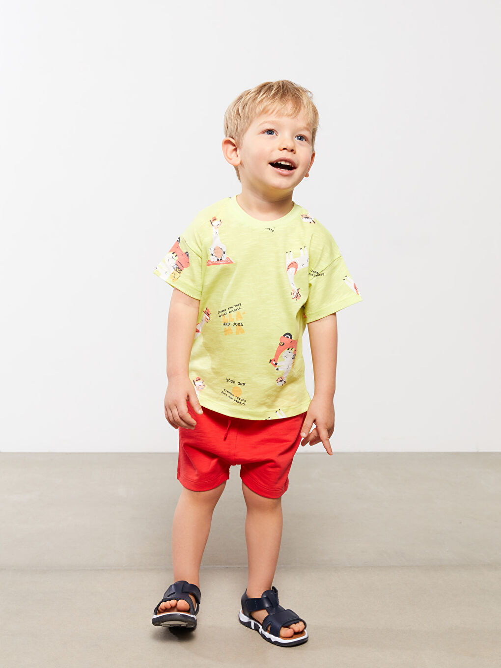 T-shirt Bébé Garçon en Coton Imprimé à Manches Courtes et Col Rond.-3