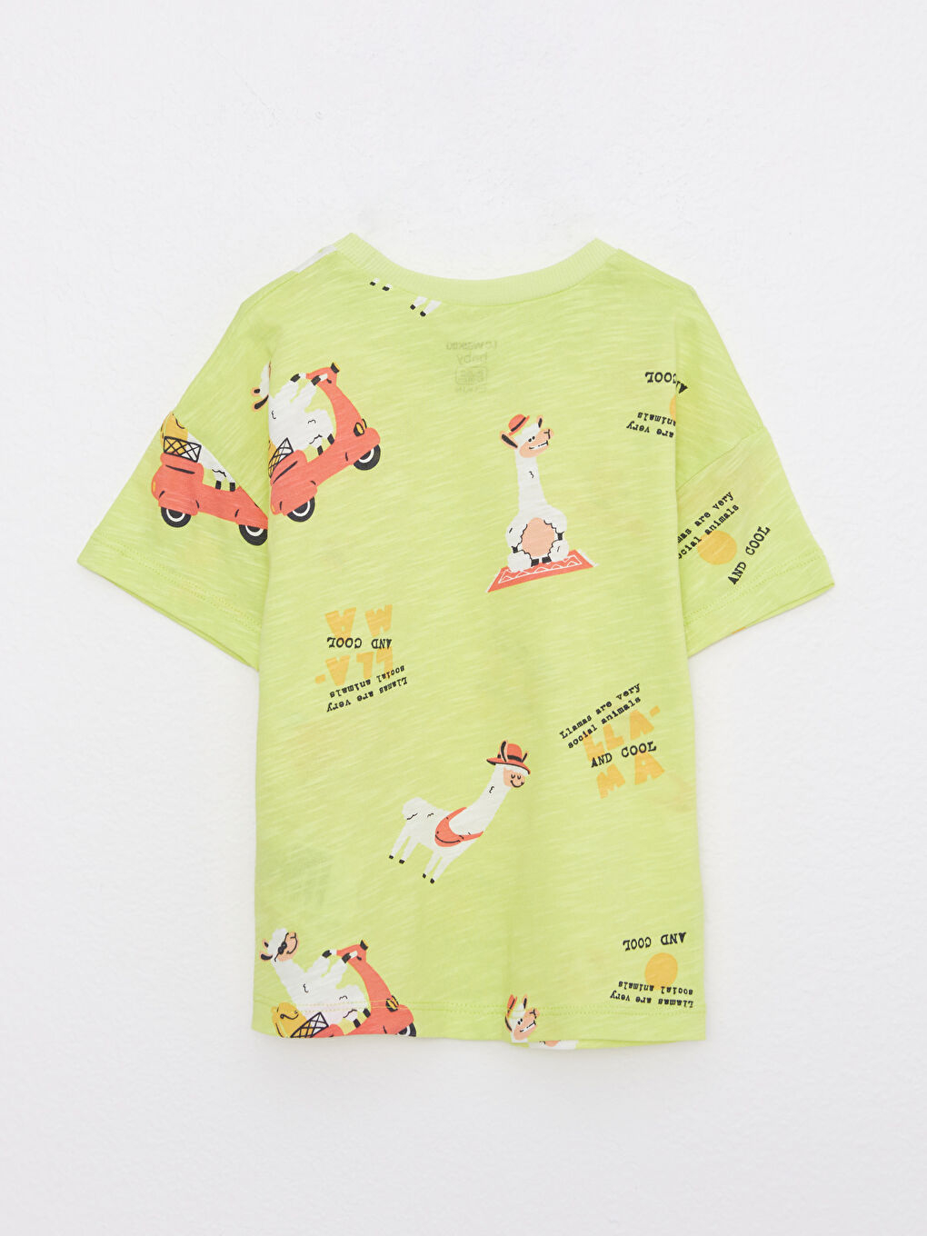 T-shirt Bébé Garçon en Coton Imprimé à Manches Courtes et Col Rond.-5