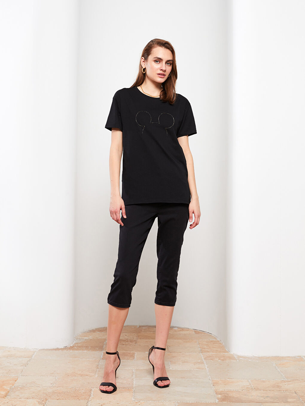 Skinny Fit Women's Straight Pocket Detailed Jean Capri -S2G076Z8-J0F