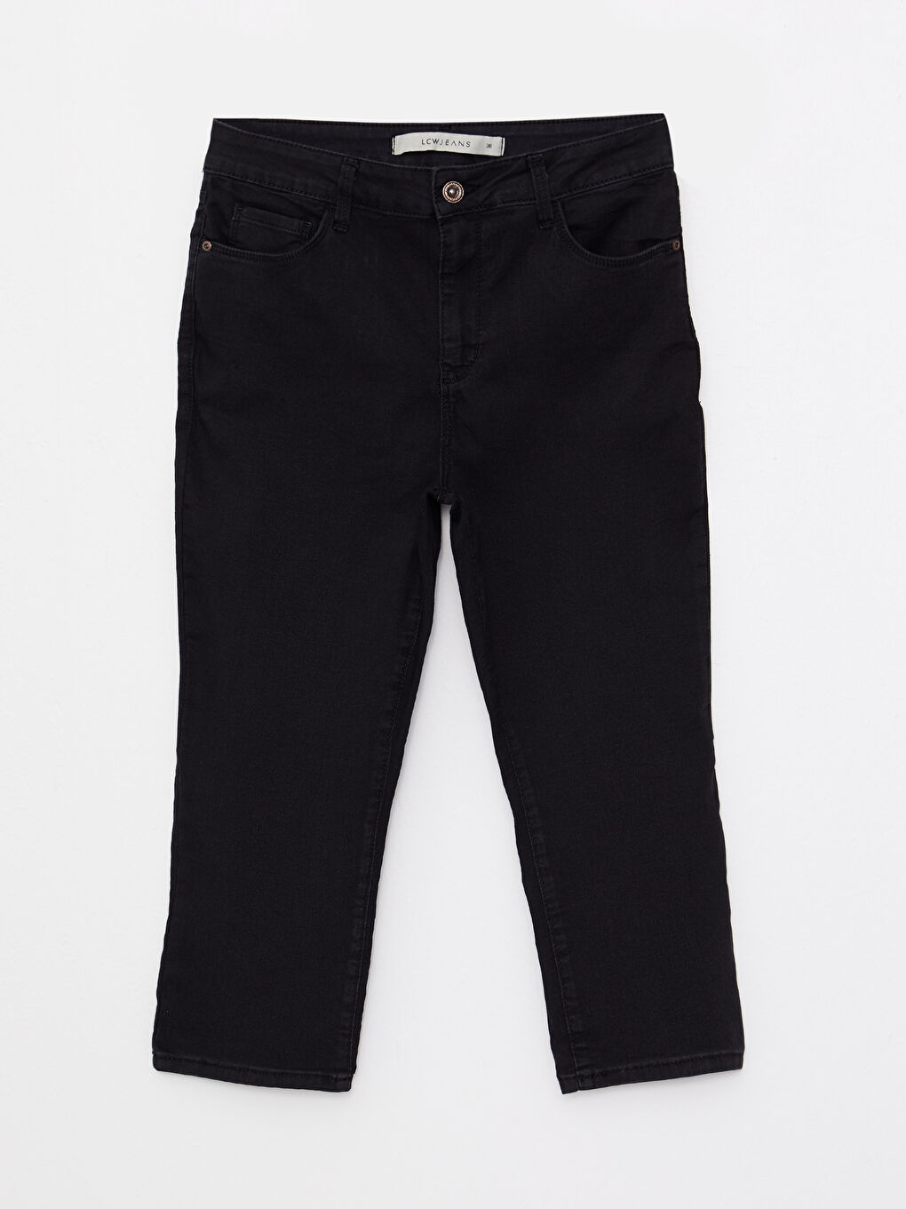Skinny Fit Women's Straight Pocket Detailed Jean Capri -S2G076Z8-J0F