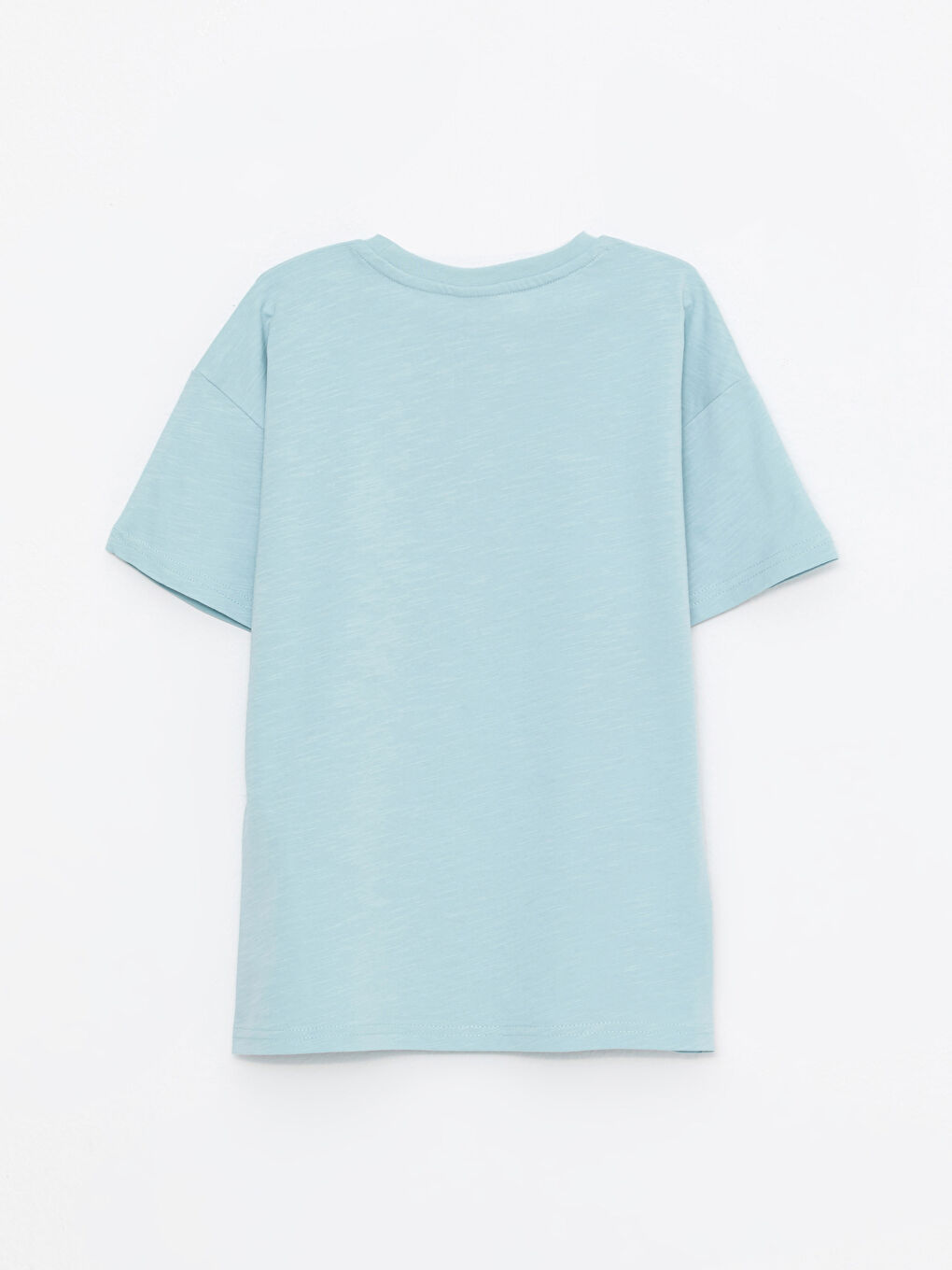 T-shirt garçon en coton à manches courtes imprimé col rond-1