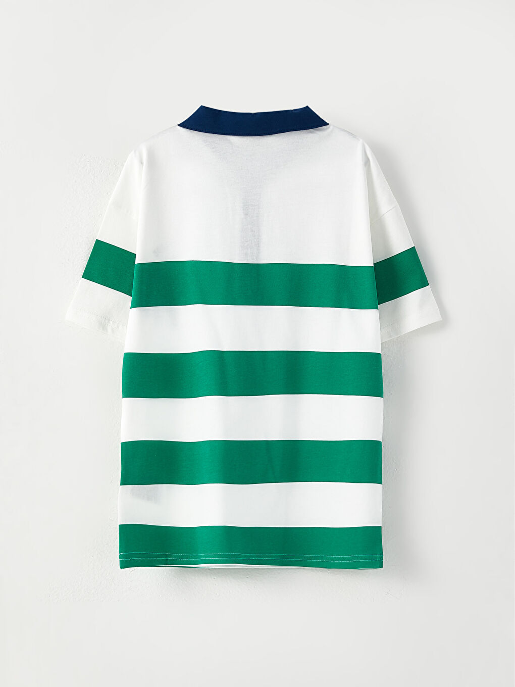 LCW Kids Rollkragen Gestreift Kurzarm Baumwolle Jungen T-Shirt -S2G162Z4-LFT
