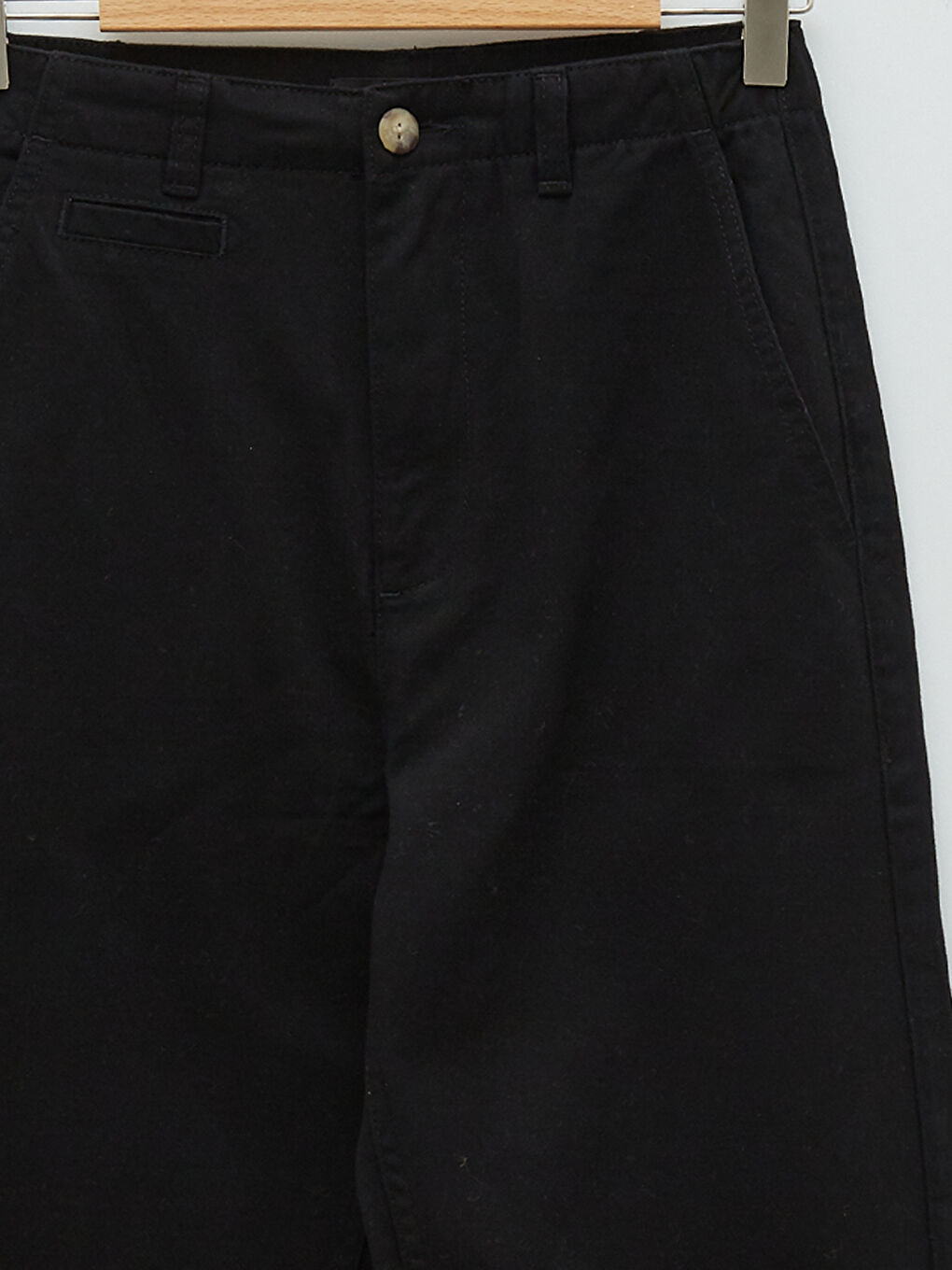 Siyah Yüksek Bel Standart Fit Cep Detaylı Kadın Jean Pantolon-7