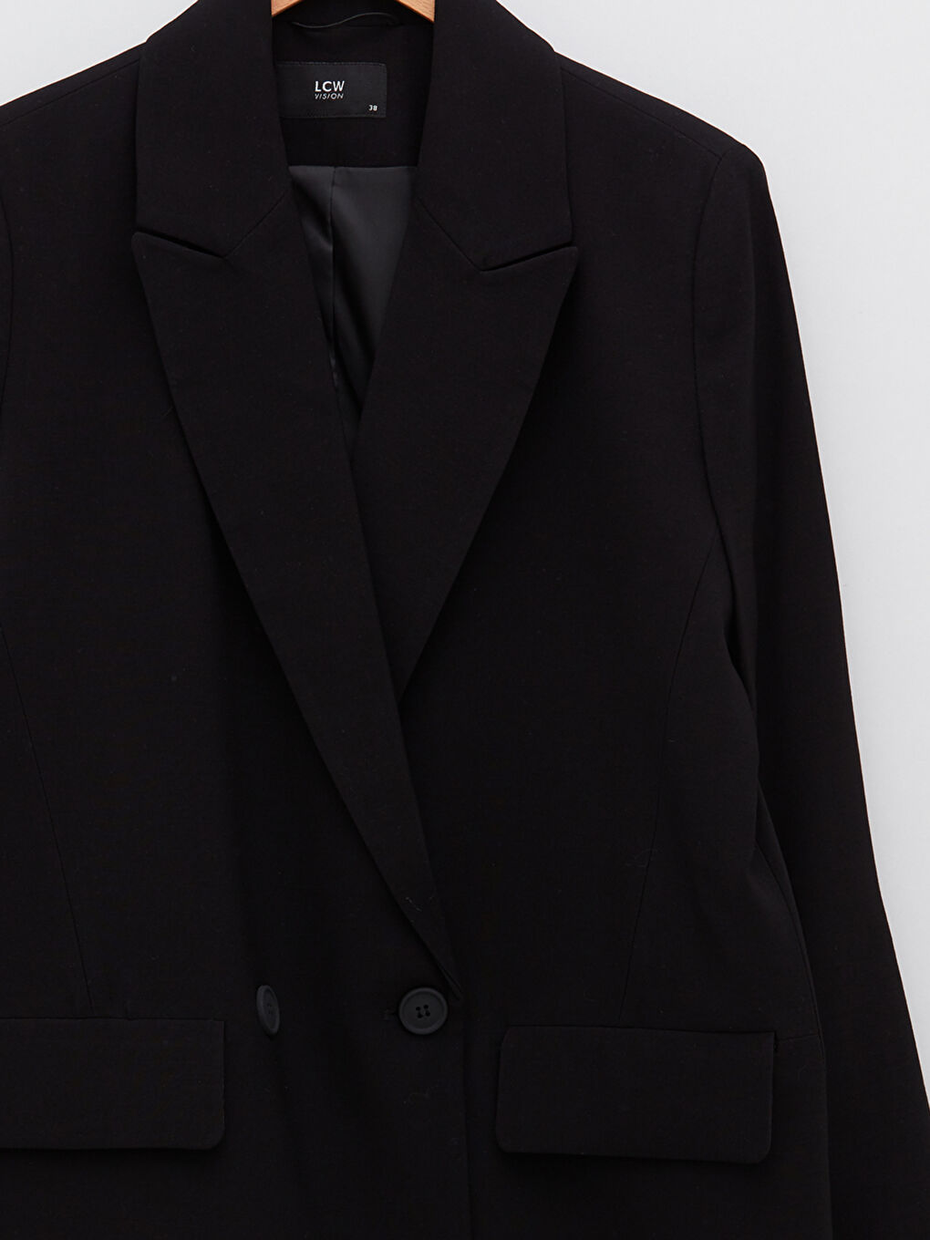 Buttoned Regular Long Sleeve Women's Blazer Jacket-8