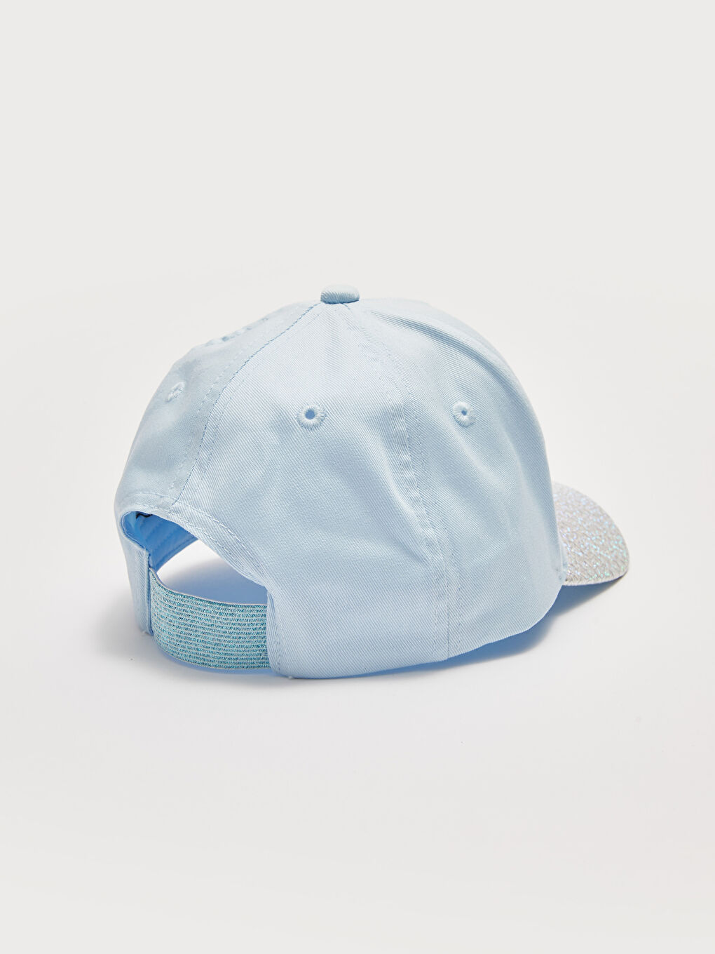 Mavi Pul İşlemeli Kız Çocuk Kep Şapka-5