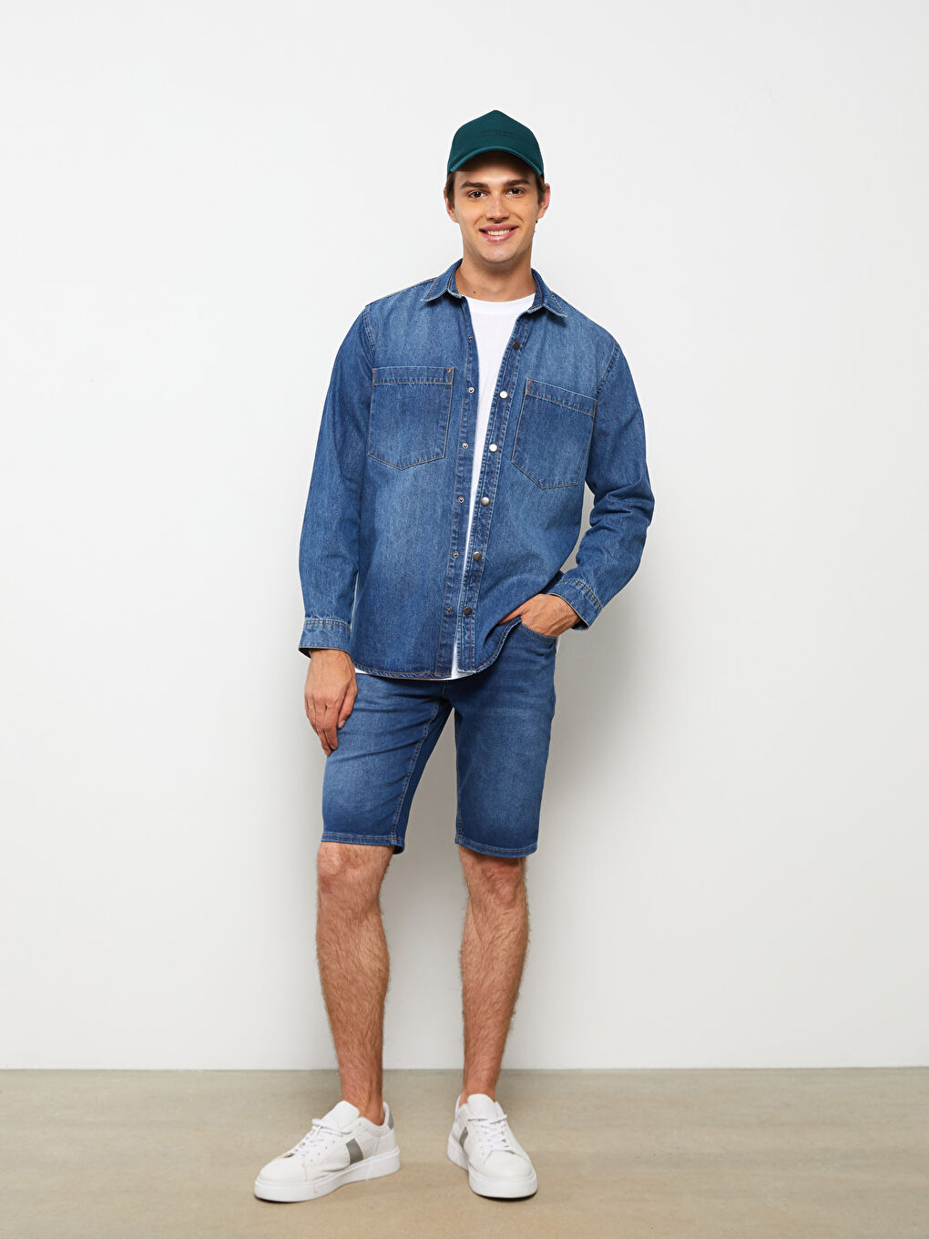 Standard Fit Men's Jean Shorts -S2G236Z8-H45