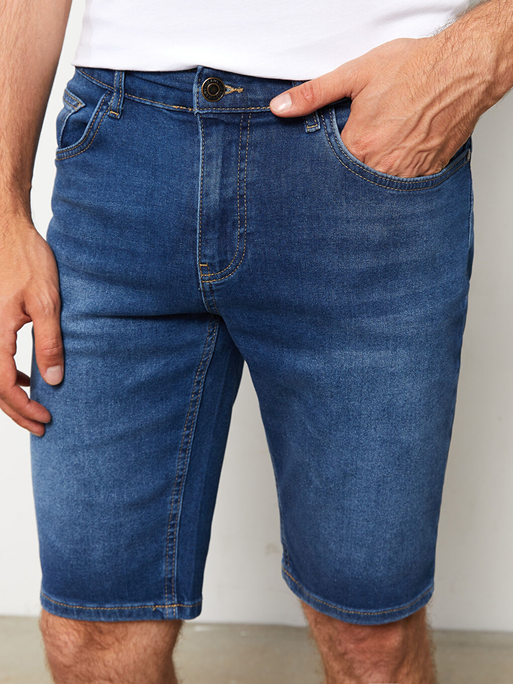 Standard Fit Men's Jean Shorts -S2G236Z8-H45