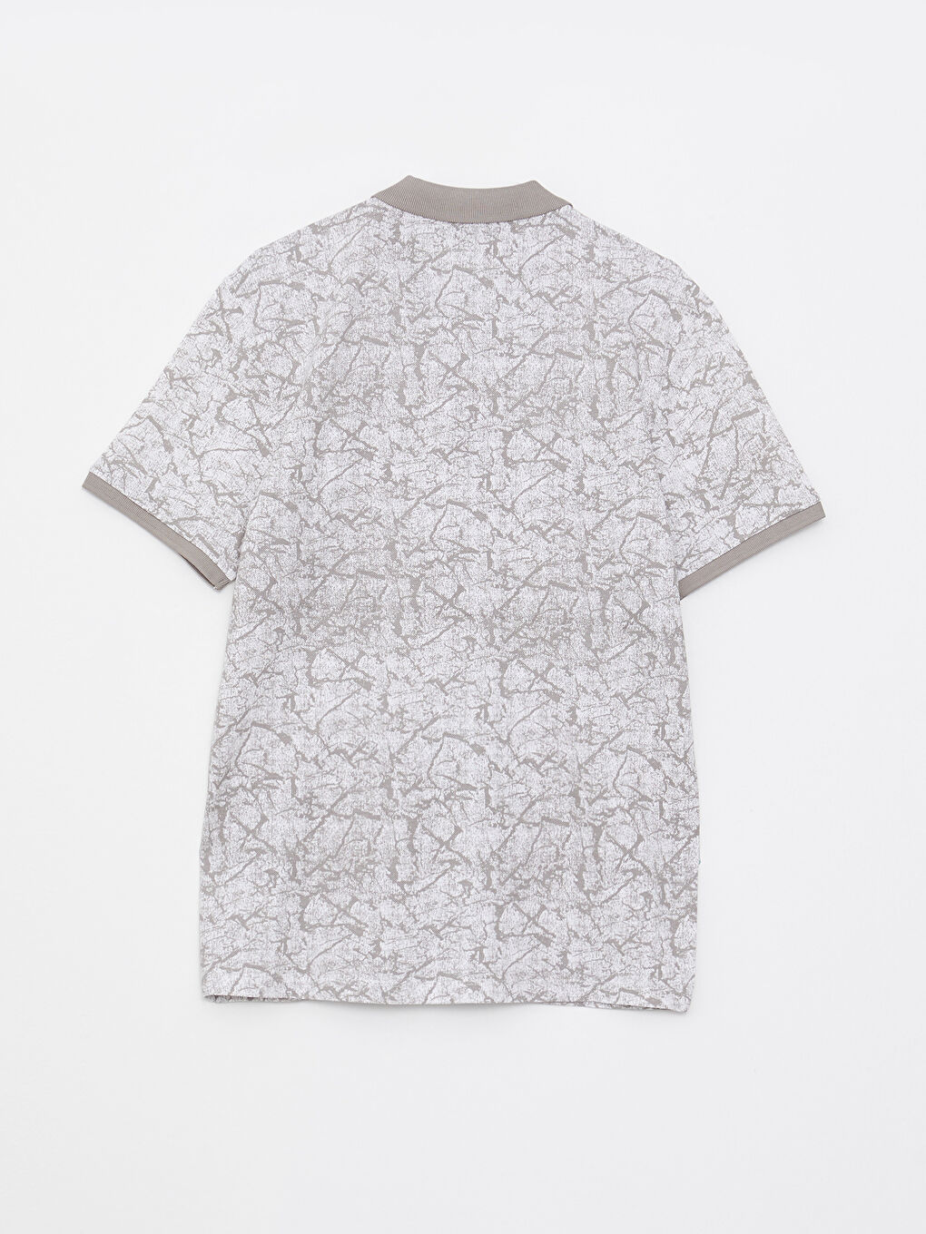 LCW Vision Polo Neck Short Sleeve Patterned Pique Men's T-Shirt -S2G293Z8-LRA