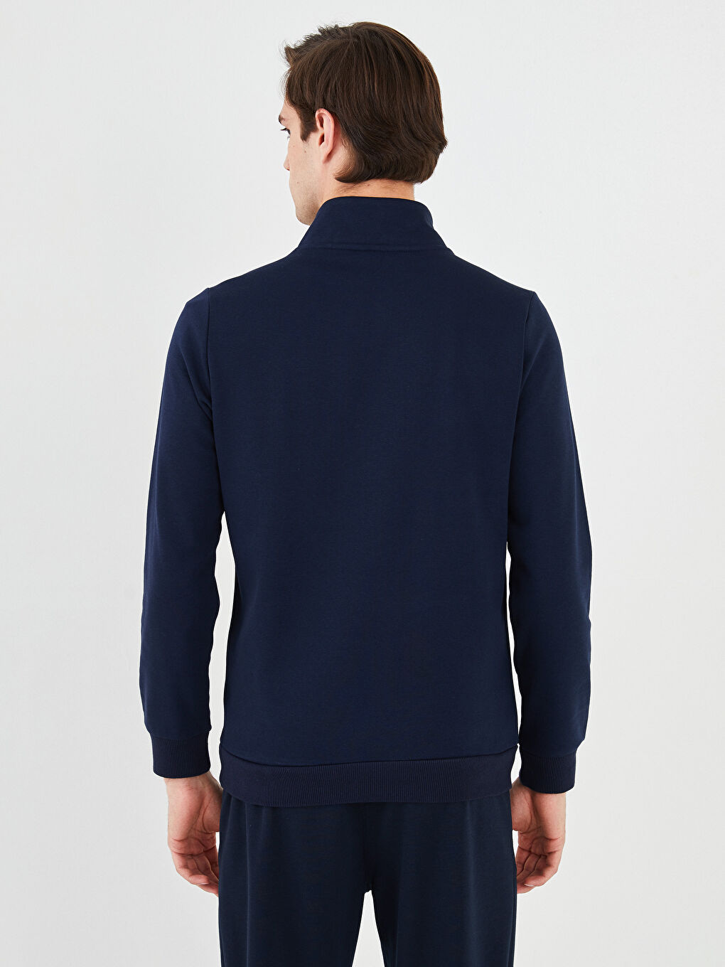 Funnel Neck Men's Sweatshirt-4