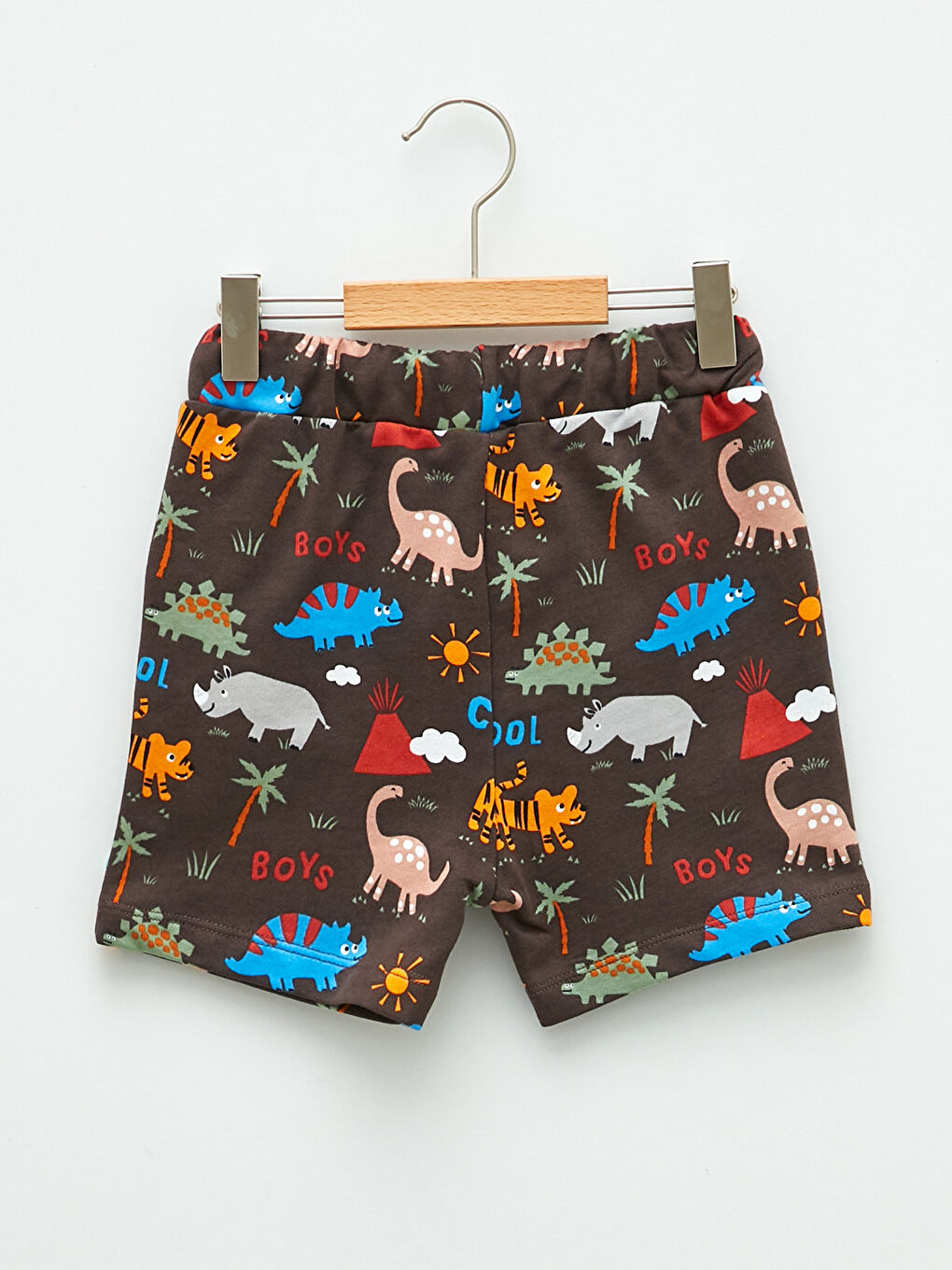 LCW baby Elasticated Waist Printed Baby Boys' Shorts -S2G337Z1-LRZ