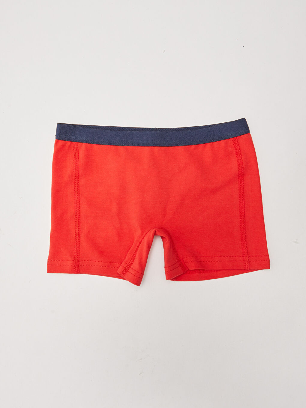 Kırmızı Basic Pamuklu Kız Çocuk Boxer