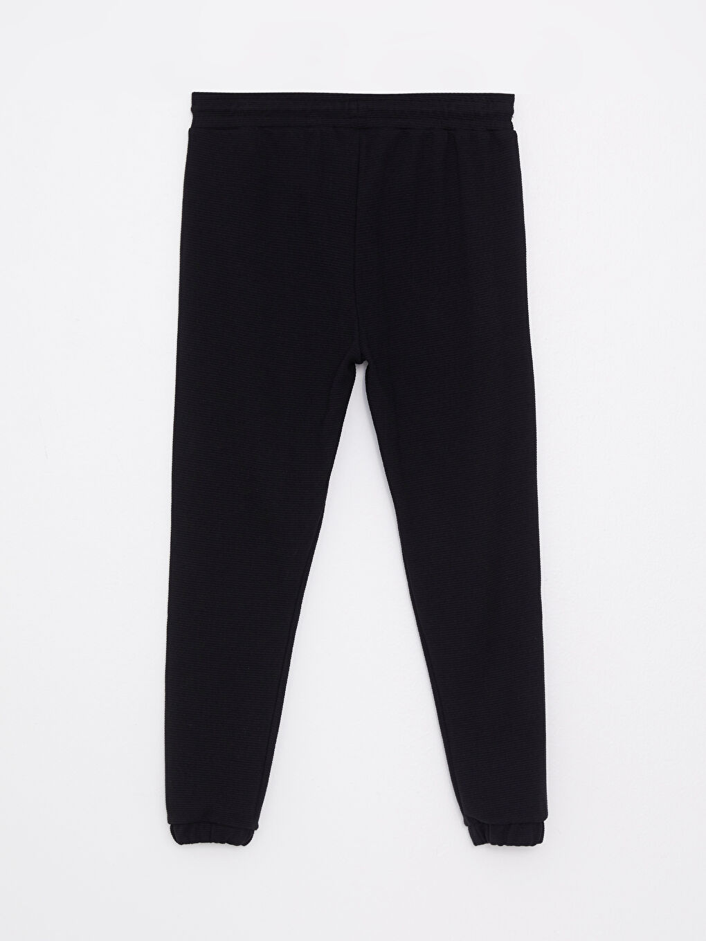 Siyah Slim Fit Erkek Eşofman Altı-6