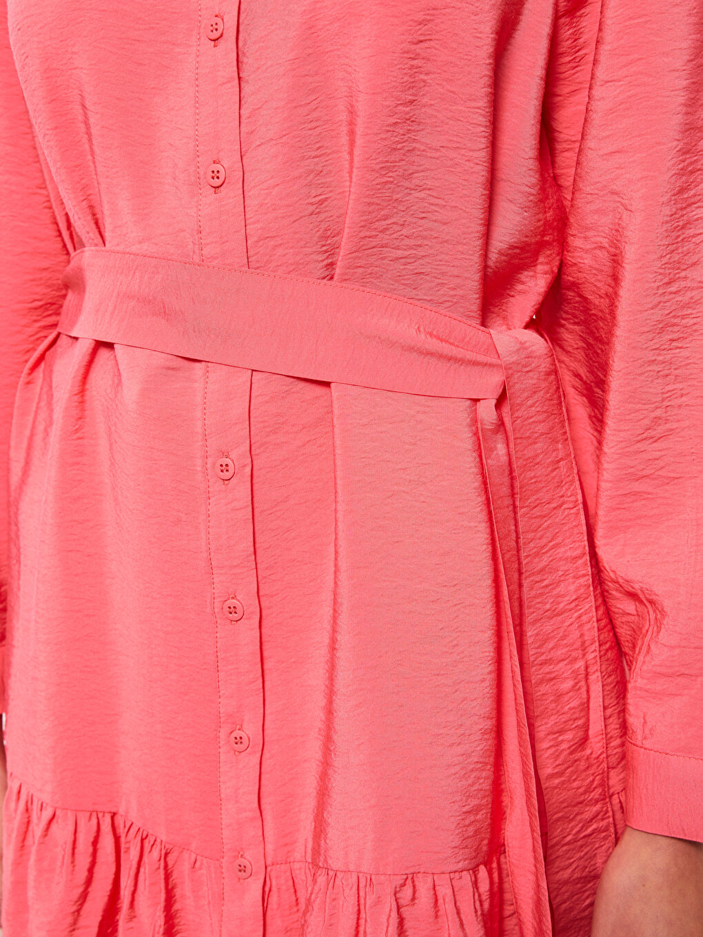 Tunică pentru Femei cu Guler de Judecător, Simplă, Mânecă Lungă-4