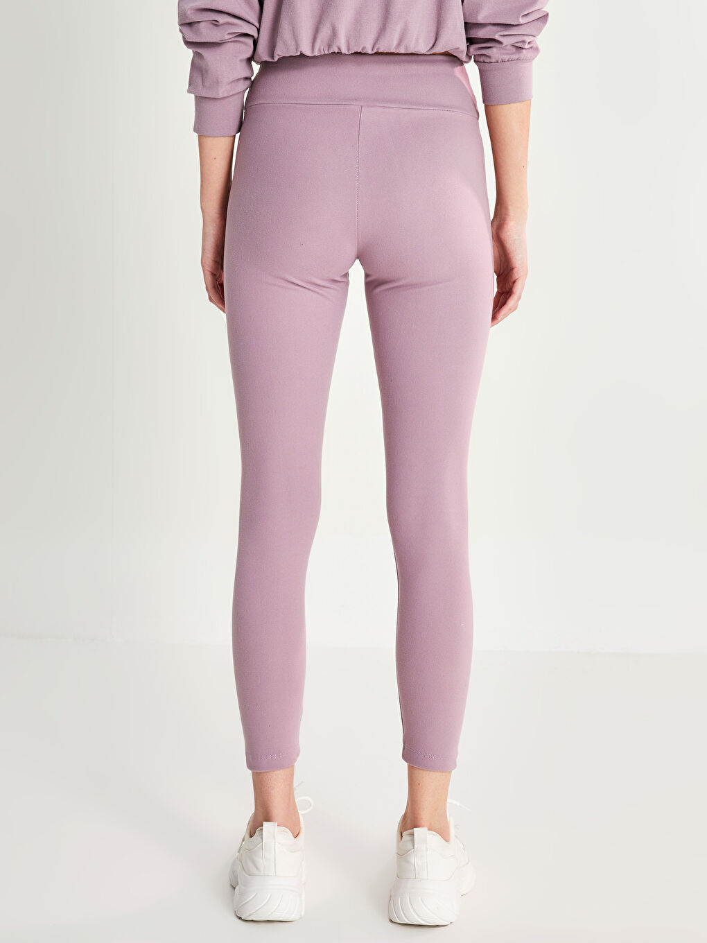 Women's Elastic Waist Regular Sports Tights -S2G388Z8-QUF