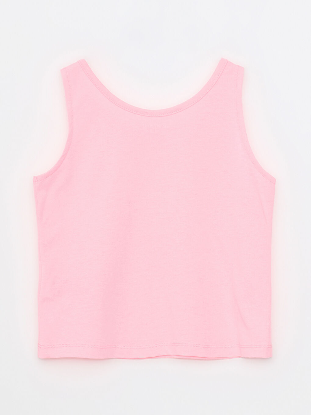 Crew Neck Printed Girls' Tank Top-1
