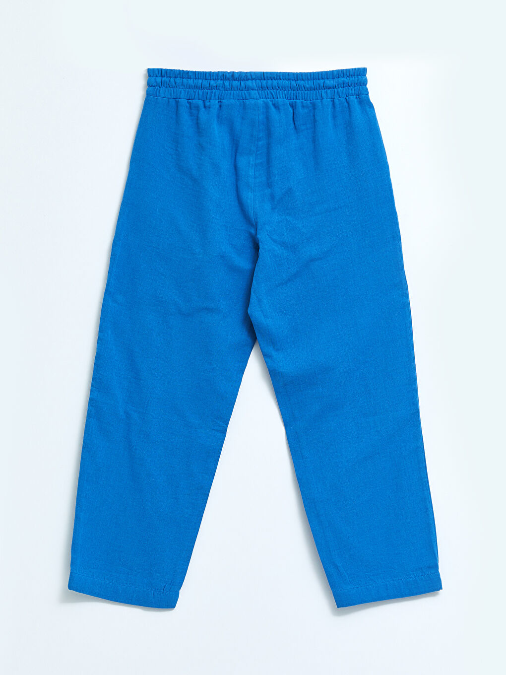 LCW Modest Elastic Waist Comfortable Fit Pocket Detailed Muslin Fabric Women's Trousers -S2G424Z8-S65