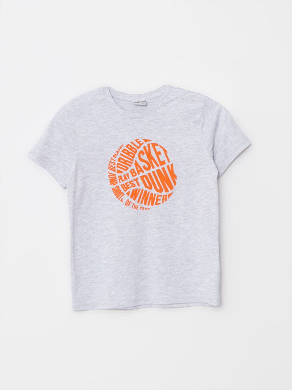 Gri Bisiklet Yaka Baskılı Erkek Çocuk Tişört Atlet ve Bermuda-2