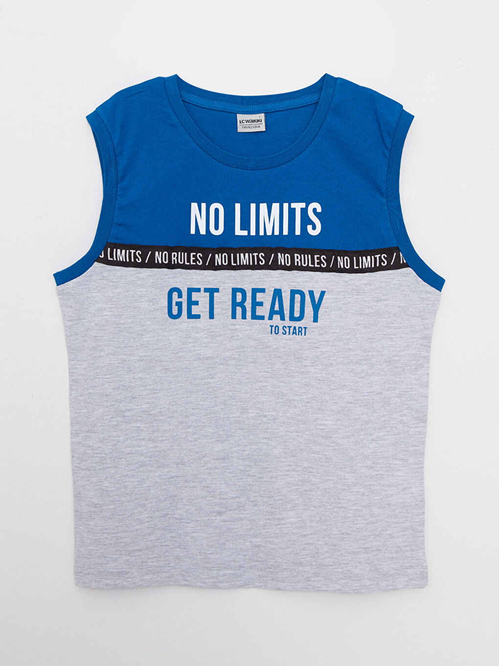 Crew Neck Printed Boy Athlete and Roller-1