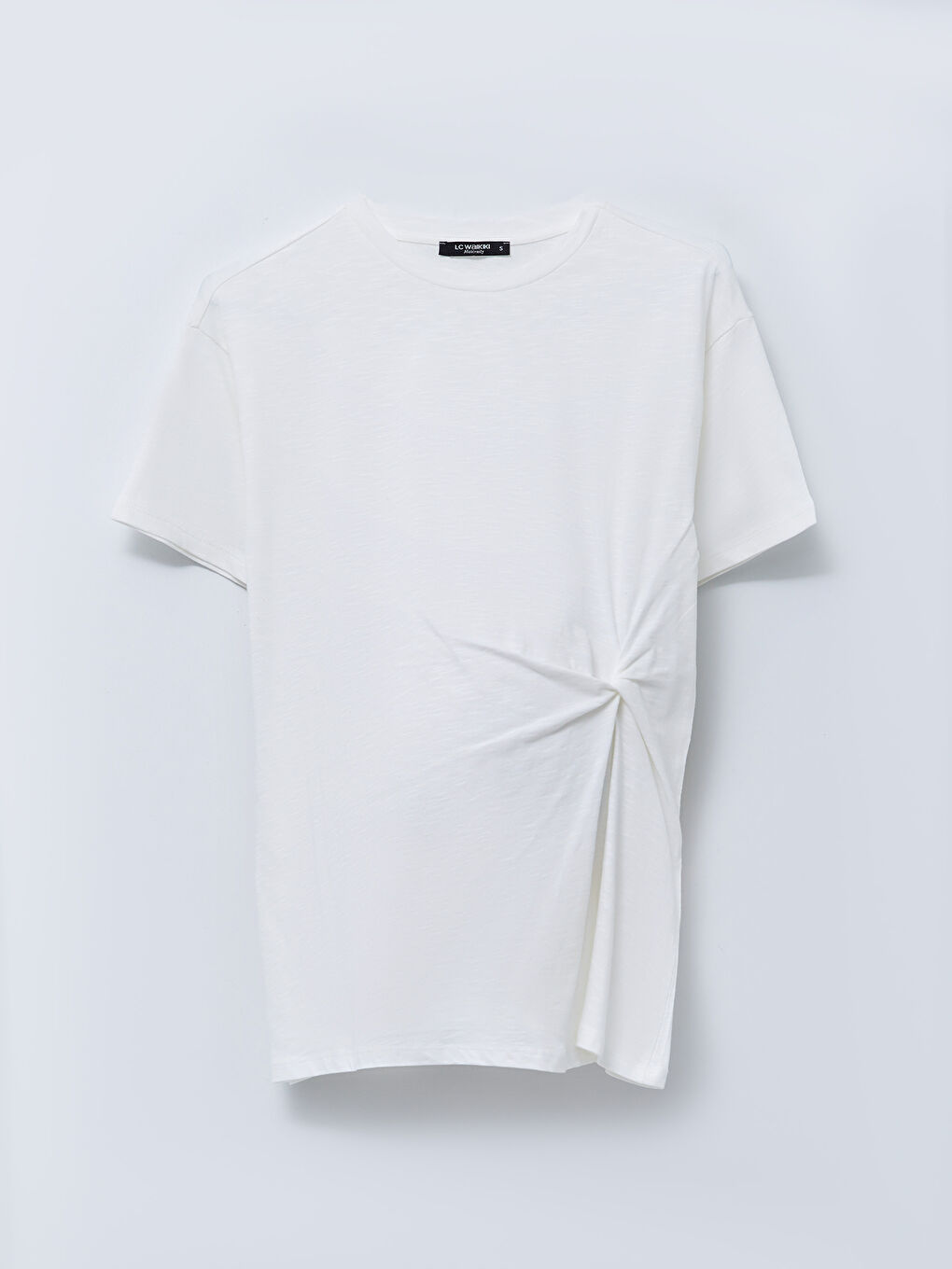 Crew Neck Regular Short Sleeve Cotton Maternity T-shirt -S2G486Z8-FDU