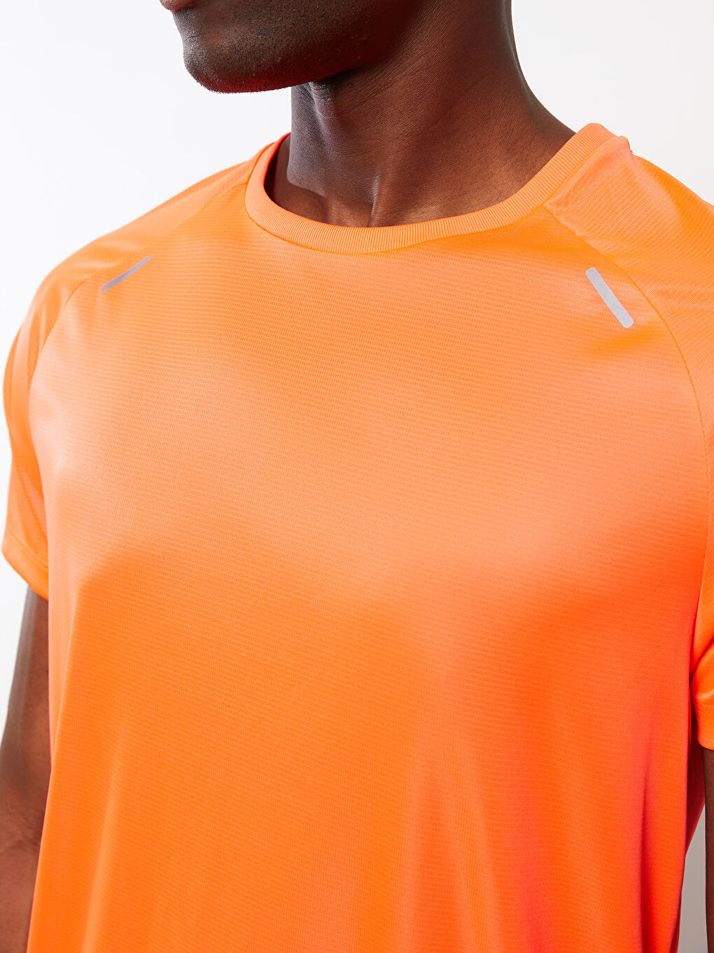 Mercan Bisiklet Yaka Kısa Kollu Erkek Spor Tişört-3