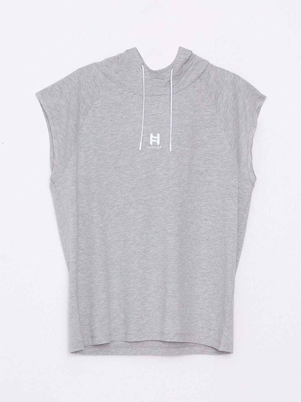 Hooded Printed Men's Sleeveless T-Shirt-5