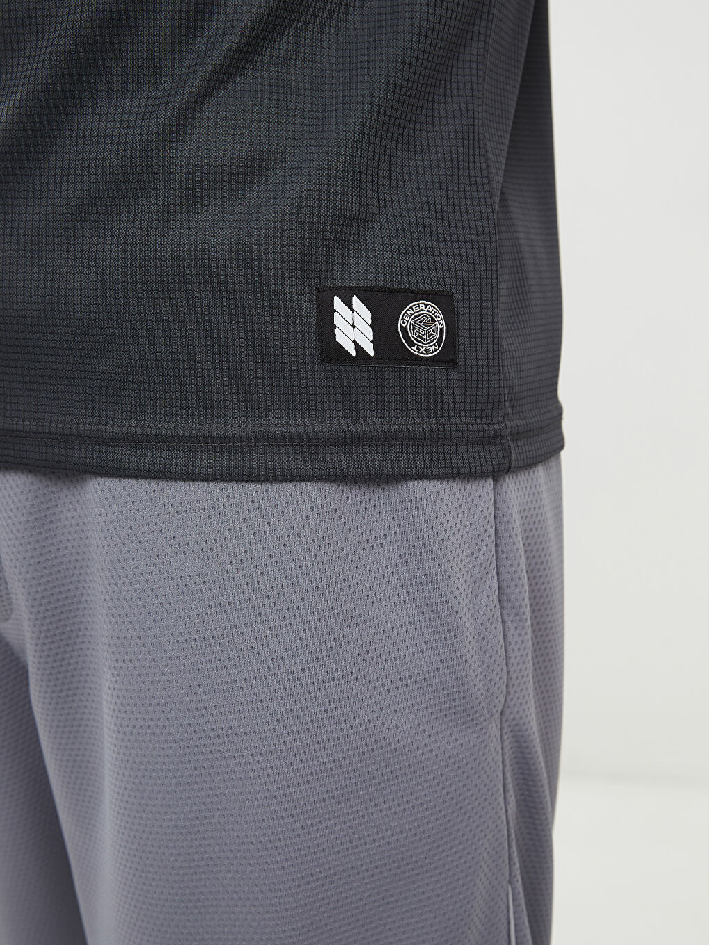 Gri Bisiklet Yaka Erkek Kolsuz Tişört-6