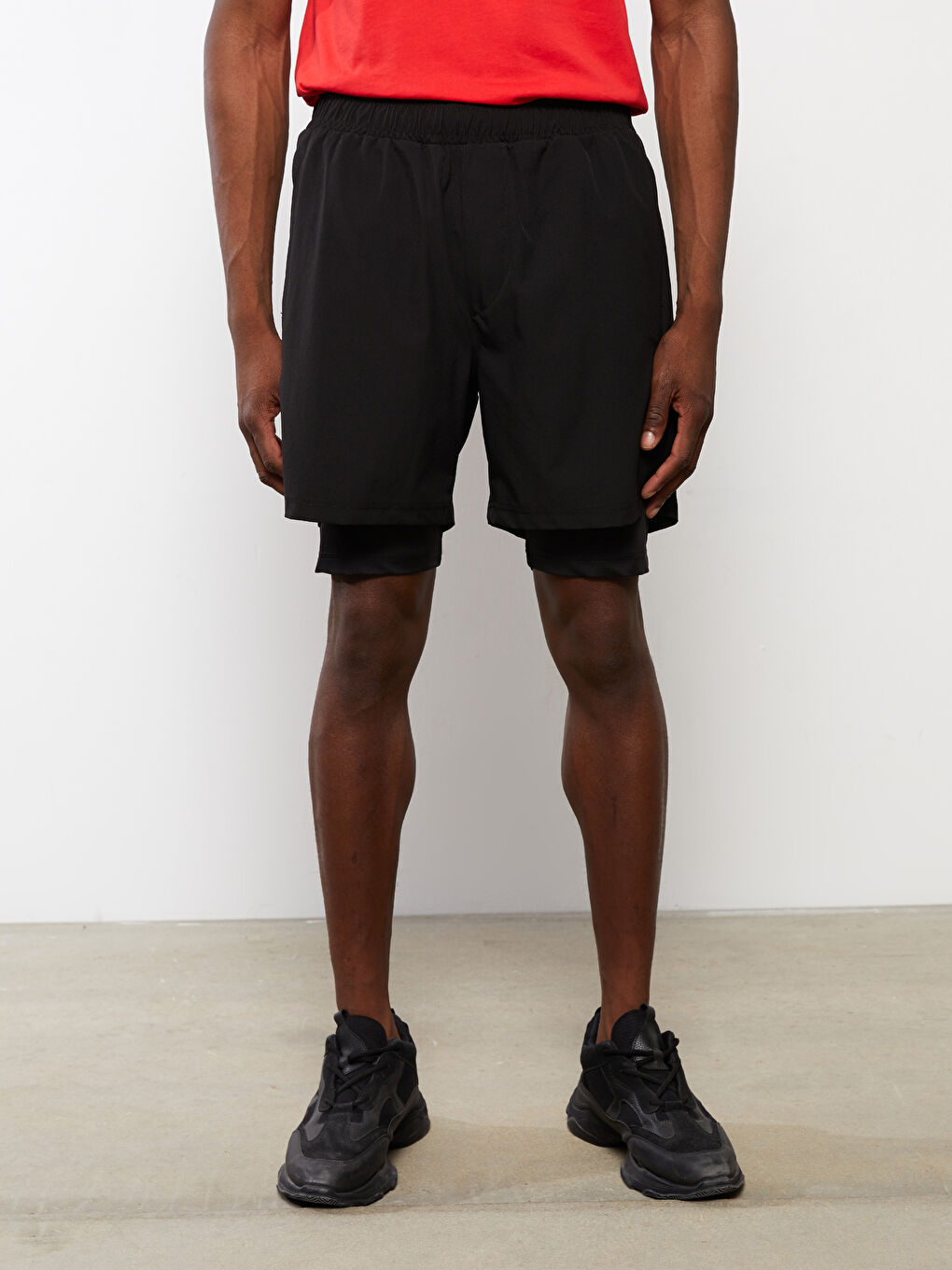 Short de Sport Moulant Pour Hommes-2