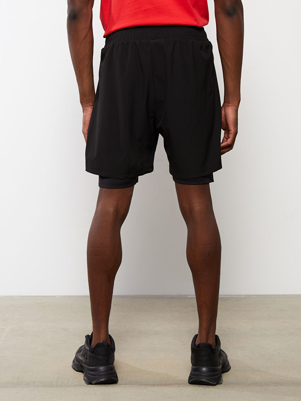 Short de Sport Moulant Pour Hommes-3