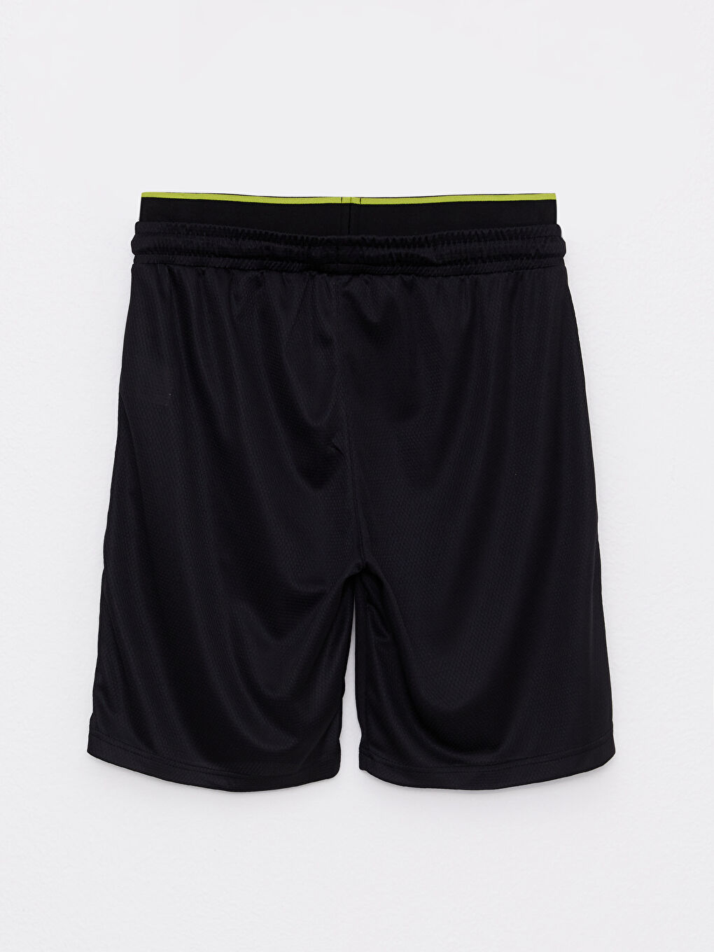 Siyah Standart Kalıp Erkek Spor Şort-6