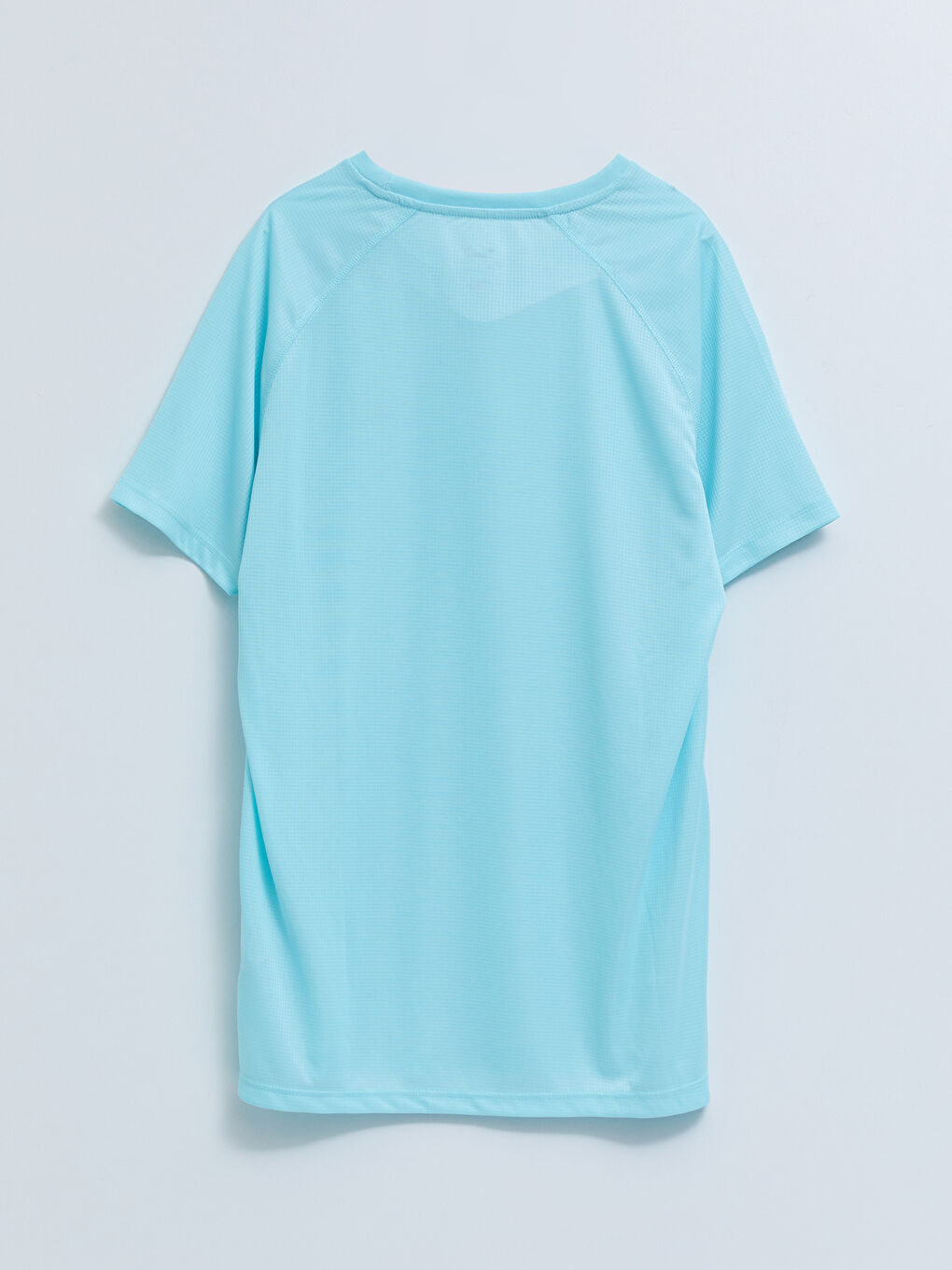 Tricou sport imprimat cu mânecă scurtă și guler rotund pentru bărbați-6