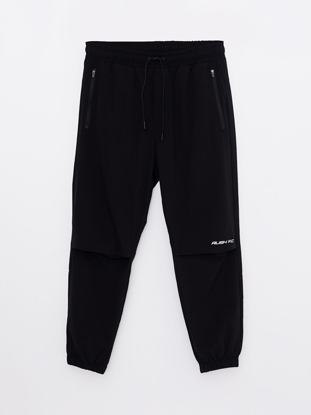 Siyah Standart Kalıp Erkek Jogger Eşofman Altı-5