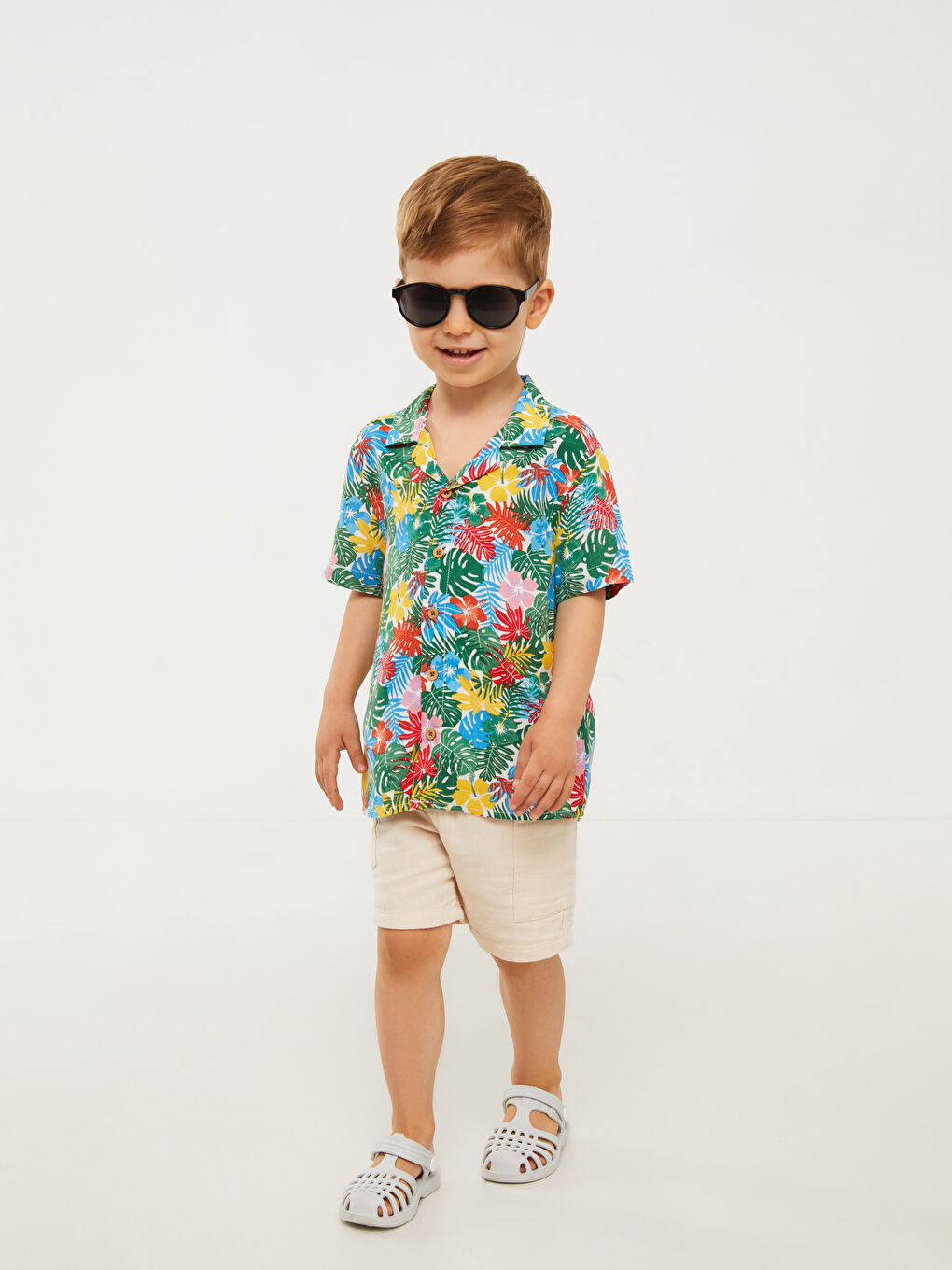 Шорты для малышей мальчиков с эластичным поясом-2