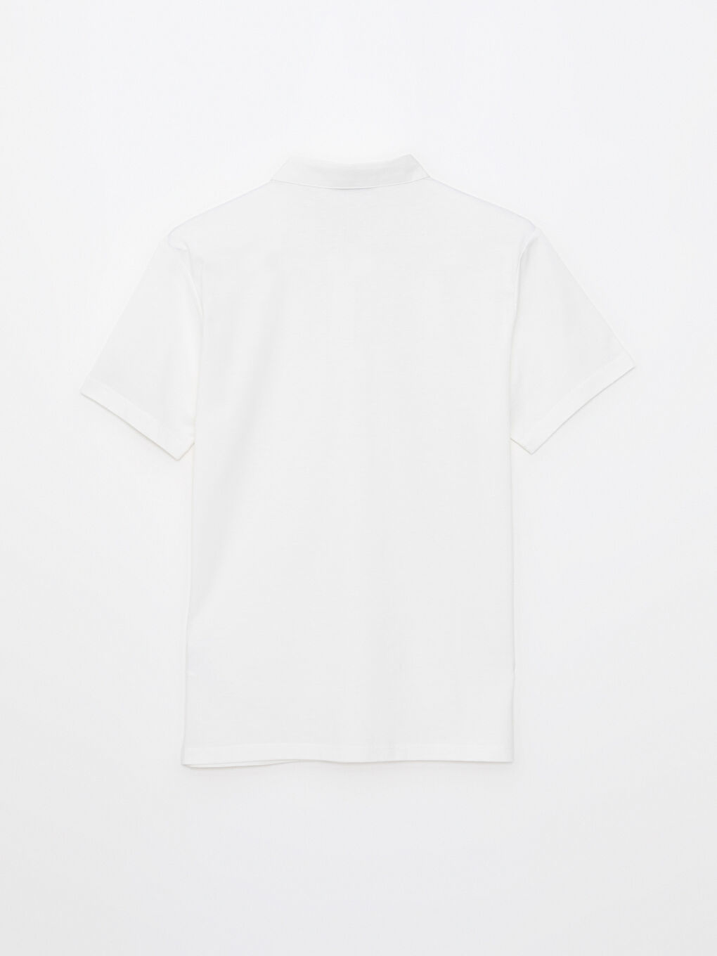 Ekru Polo Yaka Kısa Kollu Erkek Tişört-6