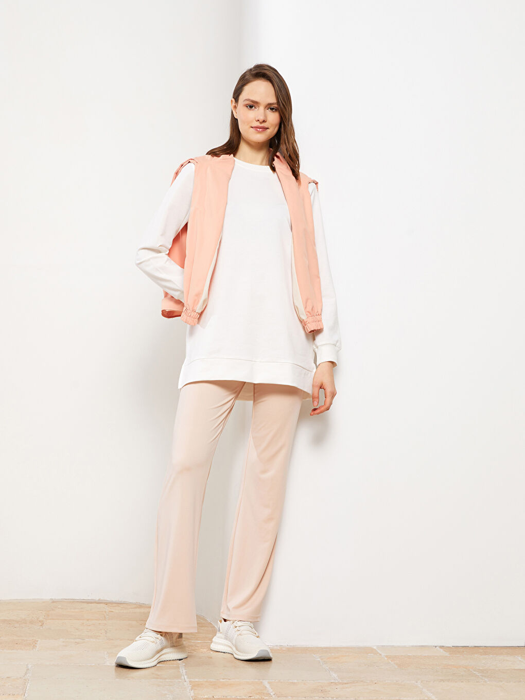 LCW Modest Pantalon de survêtement imprimé à taille élastiquée pour Femmes -S2G622Z8-S1L