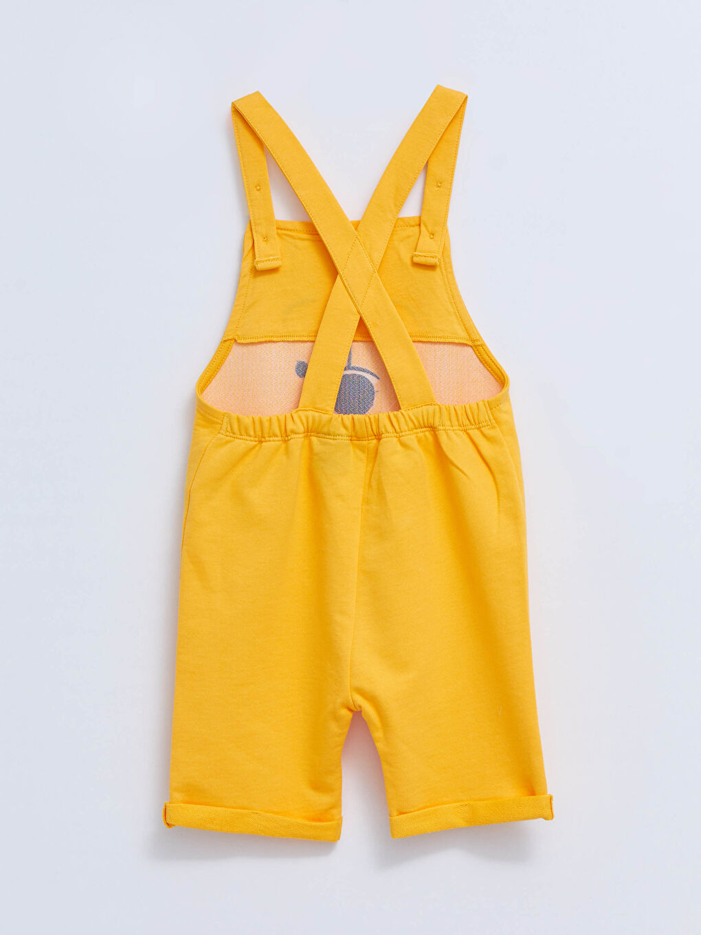 Crew Neck Short Sleeve Winnie the Pooh Printed Baby Boys' T-Shirt and Dungarees 2 Pack Set-3