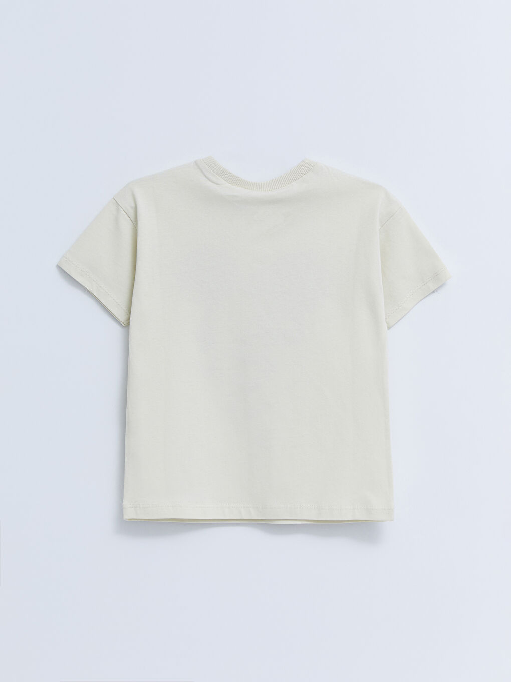 Crew Neck Short Sleeve Mickey Mouse Printed Baby Boys' T-Shirt-5