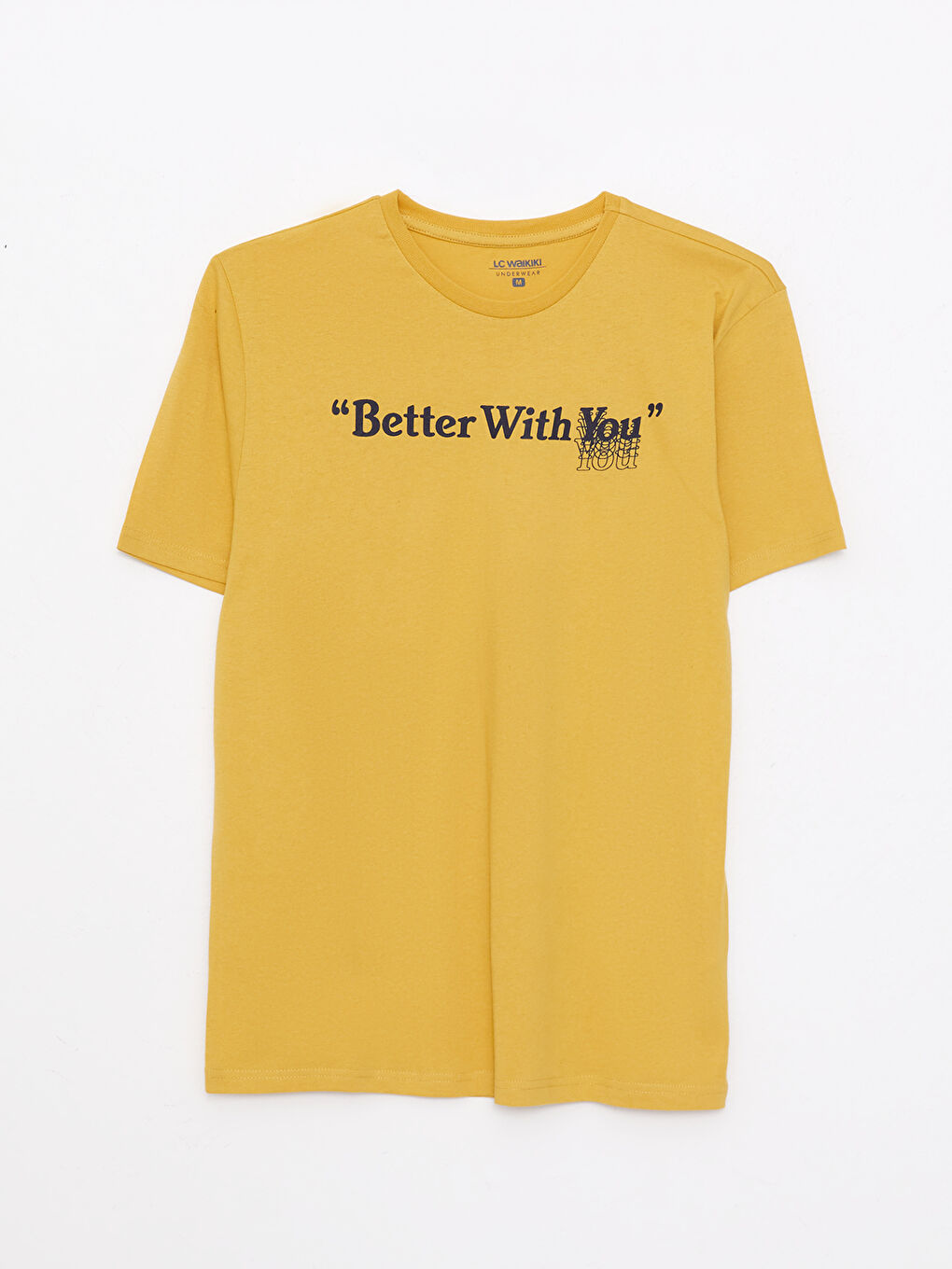 Sarı Standart Kalıp Erkek Pijama Takımı-6