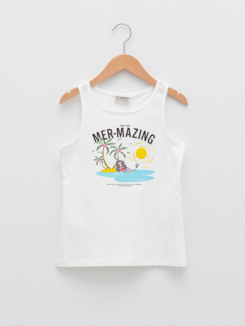 Crew Neck Printed Cotton Girl Athlete