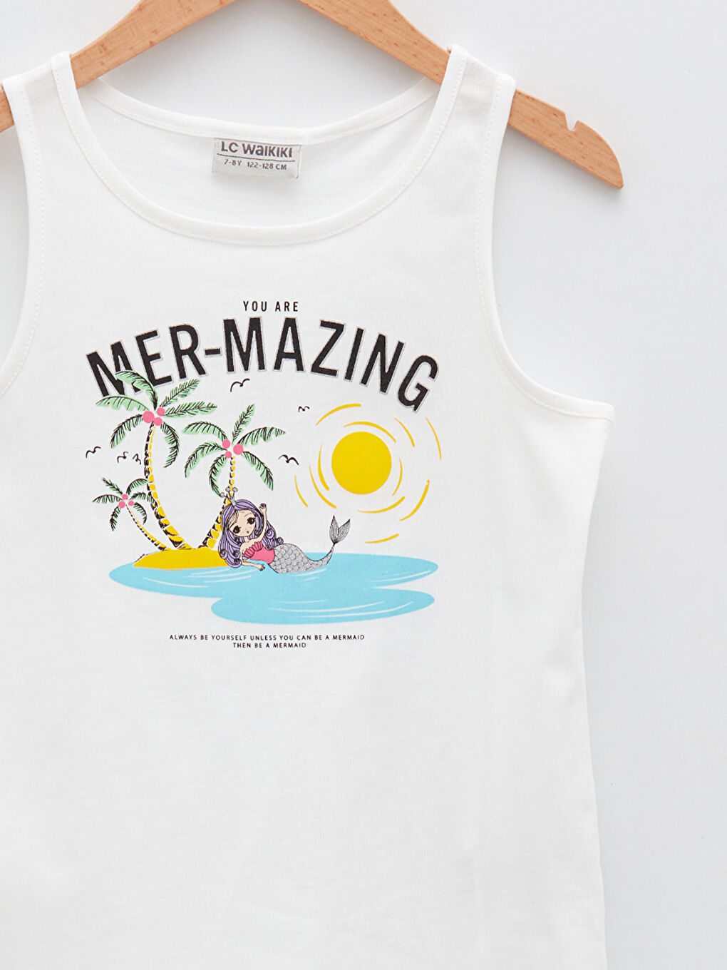 Crew Neck Printed Cotton Girl Athlete-2